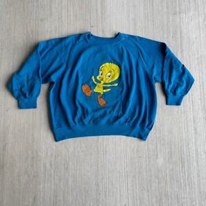 Vintage 80s Bassett Walker Looney Tunes Tweety Bird Crewneck